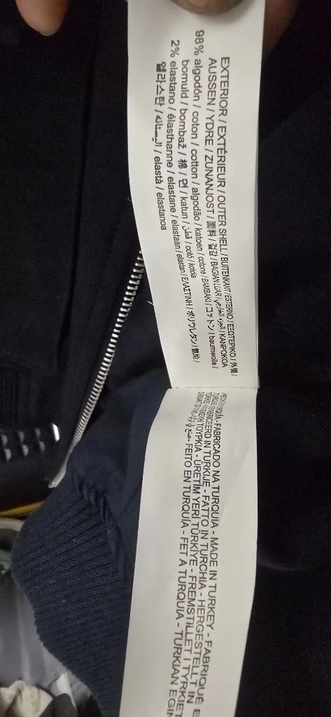 ZARA 네이비 블루종 자켓 L 이미지