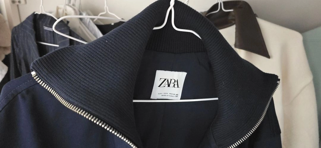ZARA 네이비 블루종 자켓 L 이미지