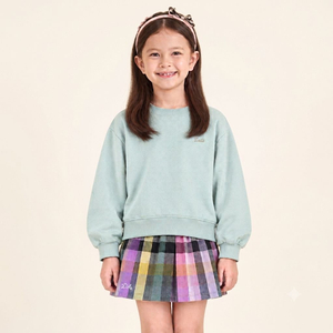 닥스키즈 여아 베이직 맨투맨 110사이즈 이미지
