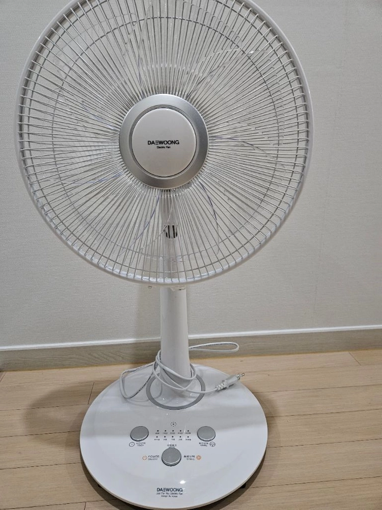 대웅 리모컨 발터치 선풍기 이미지