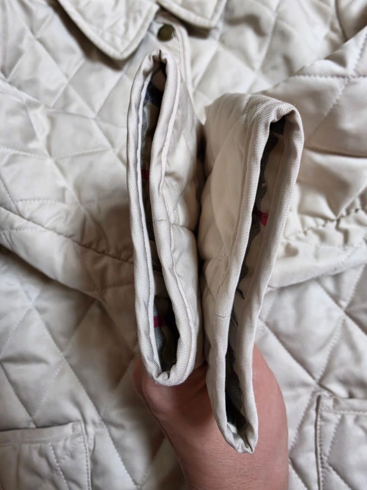 버버리키즈 퀼팅 자켓 122cm (7,8Y)/ 베이지 (택포) 이미지