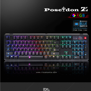 [미개봉]Tt e스포츠 써멀테이크 포세이돈 Z RGB 게이밍 키보드 이미지