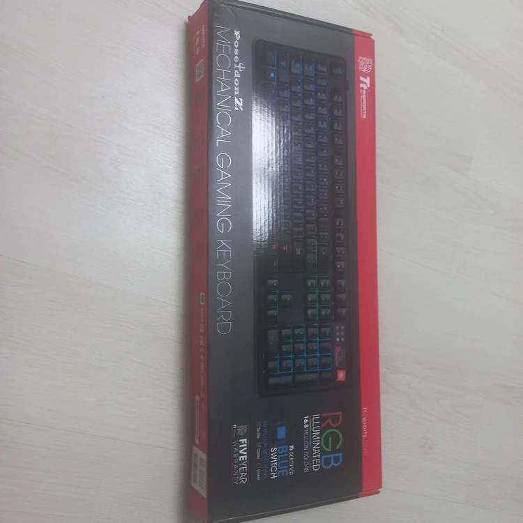 [미개봉]Tt e스포츠 써멀테이크 포세이돈 Z RGB 게이밍 키보드 이미지