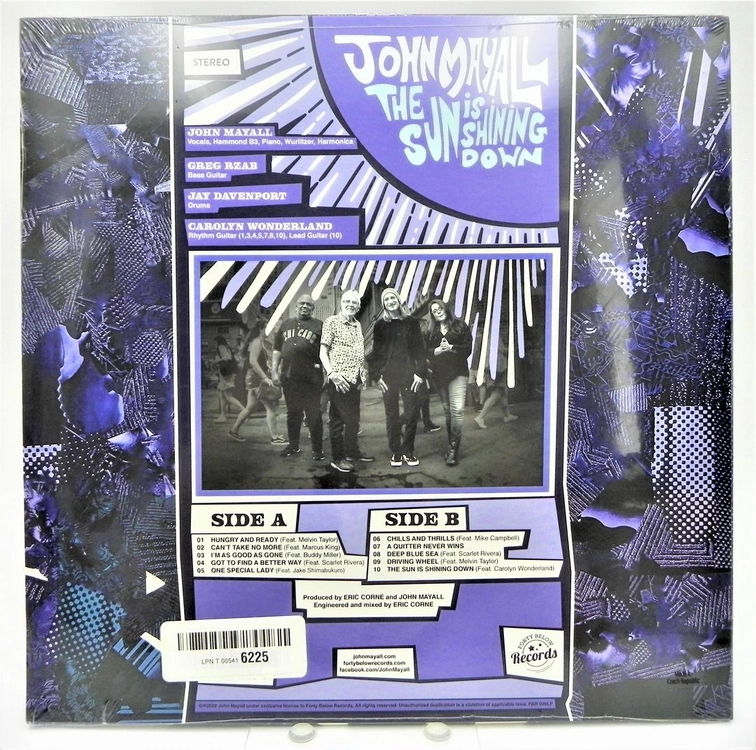 [미개봉] 존 메이올 (John Mayall) - The Sun Is Shining Down (2022/블루스록) 이미지