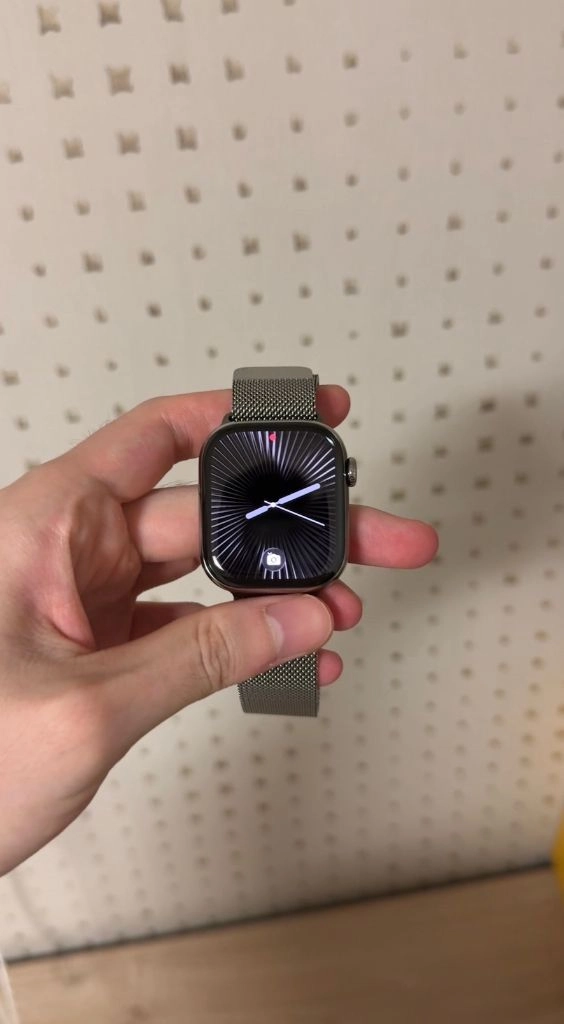 애플워치 11 네츄럴 티타늄 42mm+밀레니즈루프 이미지