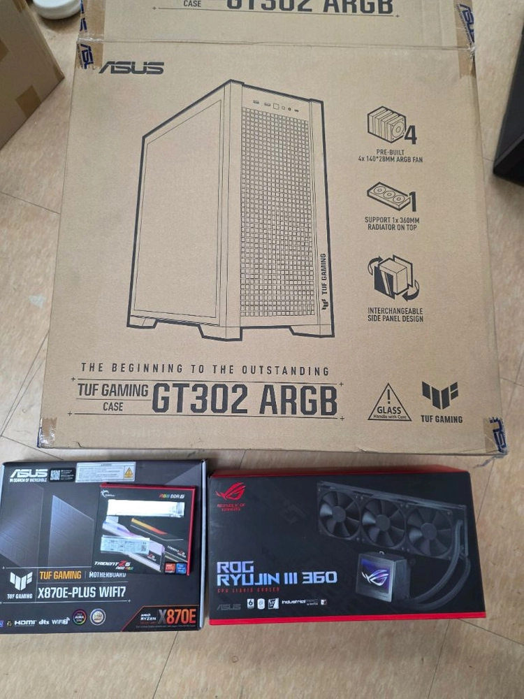 [최강 하이엔드 게이밍 PC] 9800X3D + RTX 5080 + 64GB 블랙 이미지