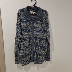 미쏘니 스포츠(MISSONI SPORT) 패턴 집업 니트 가디건 (이탈리아제) 이미지