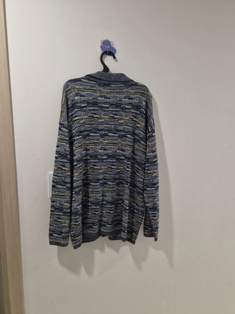 미쏘니 스포츠(MISSONI SPORT) 패턴 집업 니트 가디건 (이탈리아제) 이미지
