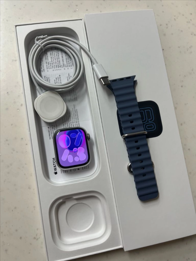 애플워치7스테인리스 41mm 실버 - 안심되는 중고거래