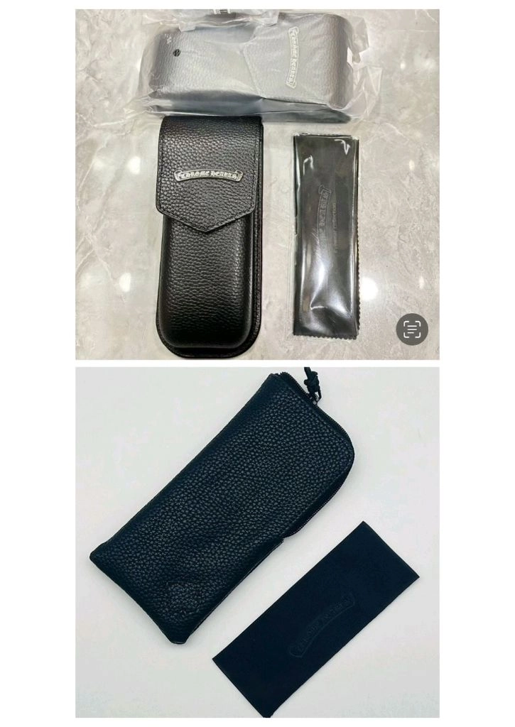 크롬하츠 덕버터 안경 블랙 골드 이미지