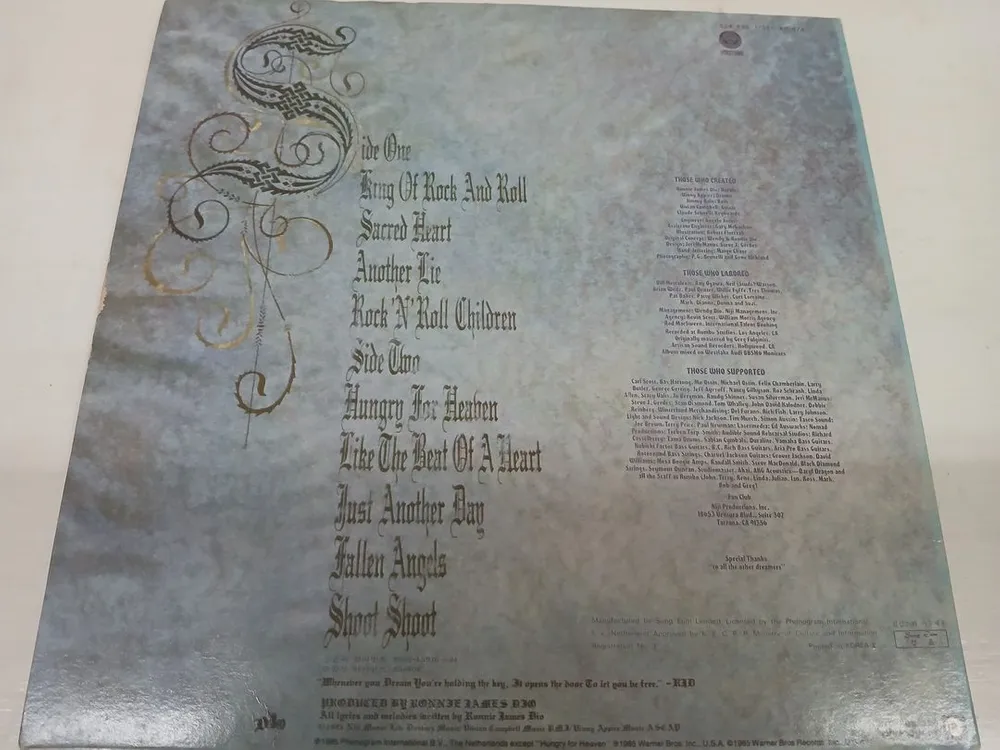 Dio // SACRED HEART ,The Last In Line(2LP) 이미지