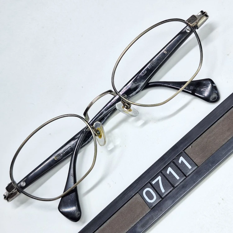 G4 Old&New 1636 안경테 안경 50mm 티타늄 고품질 일본 사바에 수제 핸드메이드 빈티지 하이엔드 수입 이미지