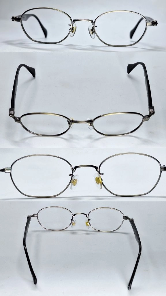 G4 Old&New 1636 안경테 안경 50mm 티타늄 고품질 일본 사바에 수제 핸드메이드 빈티지 하이엔드 수입 이미지