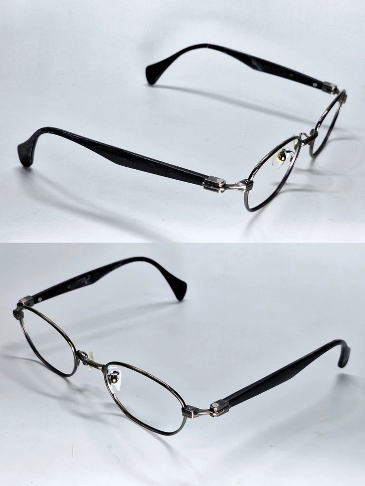 G4 Old&New 1636 안경테 안경 50mm 티타늄 고품질 일본 사바에 수제 핸드메이드 빈티지 하이엔드 수입 이미지