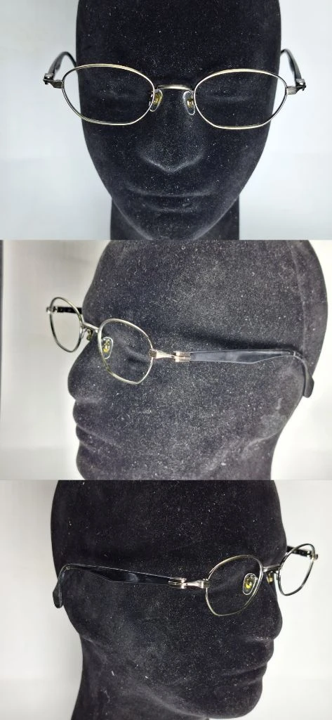 G4 Old&New 1636 안경테 안경 50mm 티타늄 고품질 일본 사바에 수제 핸드메이드 빈티지 하이엔드 수입 이미지