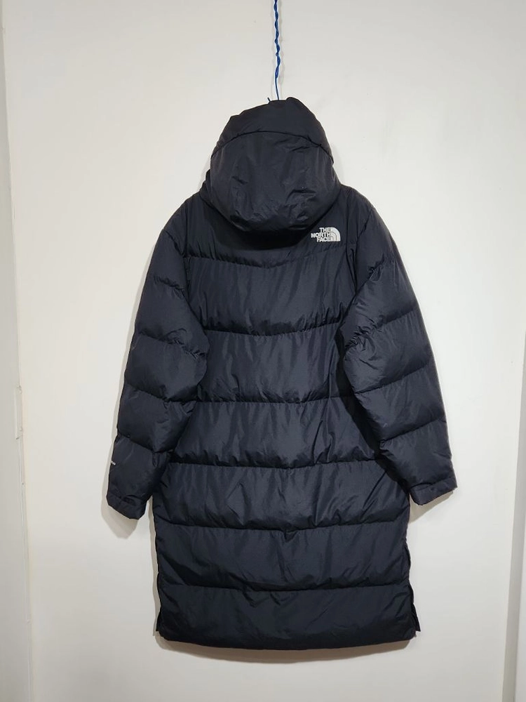 (XL) 노스페이스 롱패딩 점퍼 블랙 후드 패딩코트 이미지