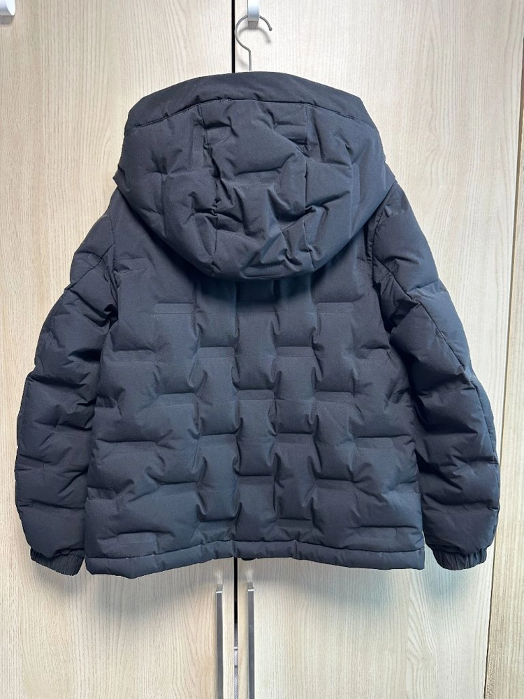 내셔널지오그래픽 키즈 경량 패딩 블랙 이미지