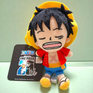 원피스 잠자는 루피 키링인형 10cm 이미지