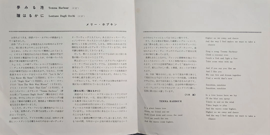 메리 홉킨 애플레코드 LP(7인치) 이미지