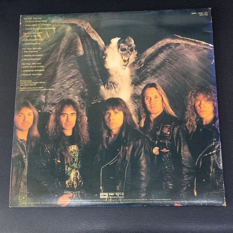 아이언 메이든(FEAR OF THE DARK)게이트 폴더 2LP. 이미지