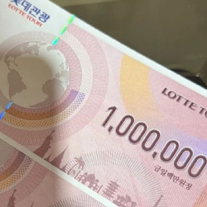 롯데관광상품권여러장 현금구입합니다 이미지