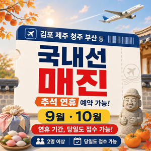 10월24일 10월25일 10월31일 11월1일 주말 제주 항공권 급구 도와드립니다 이미지