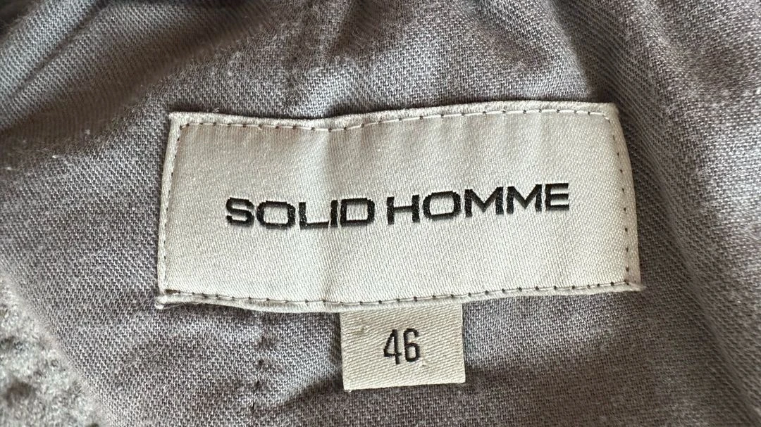 솔리드옴므 SOLIDHOMME 슬랙스 바지 팬츠 46 새상품급 우영미 준지 타임 시스템 사카이 꼼데 언더커버 톰브이 이미지