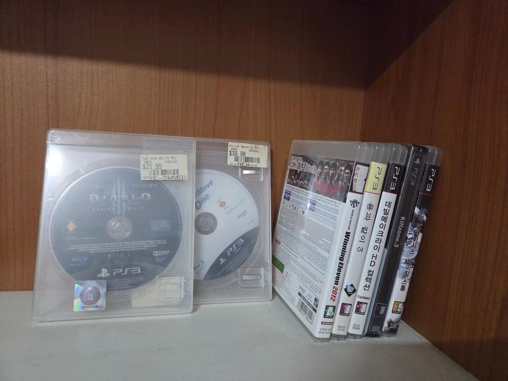 PS3플스3게임7개타임크라이시스킬존3용과같이3위닝2012데빌크라이HD디아블로 얼티메이트에디션무브디스크 - 안심되는 중고거래