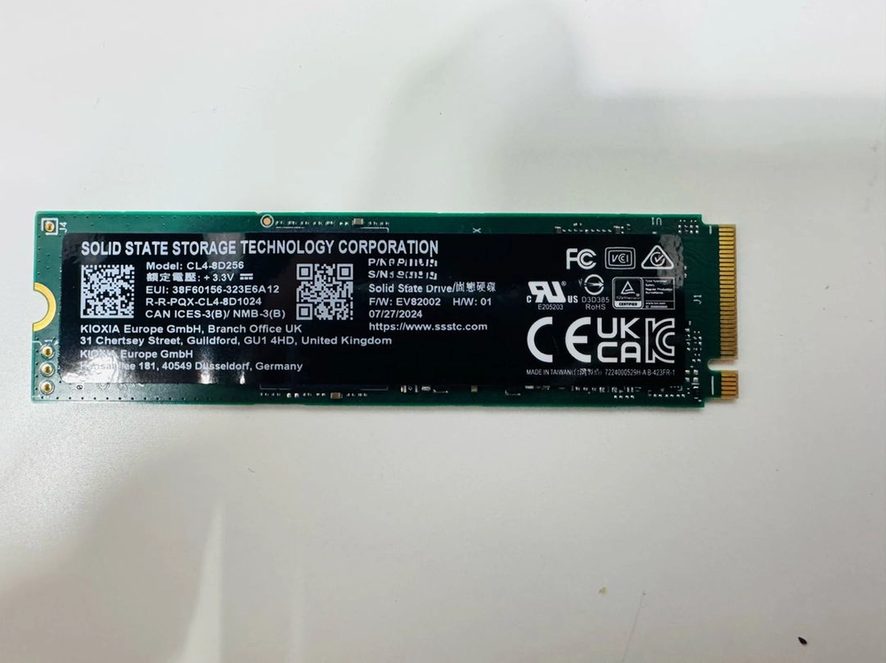 키옥시아 KIOXIA GEN4 CL4-8D NVME SSD 256GB 윈도우11 이미지