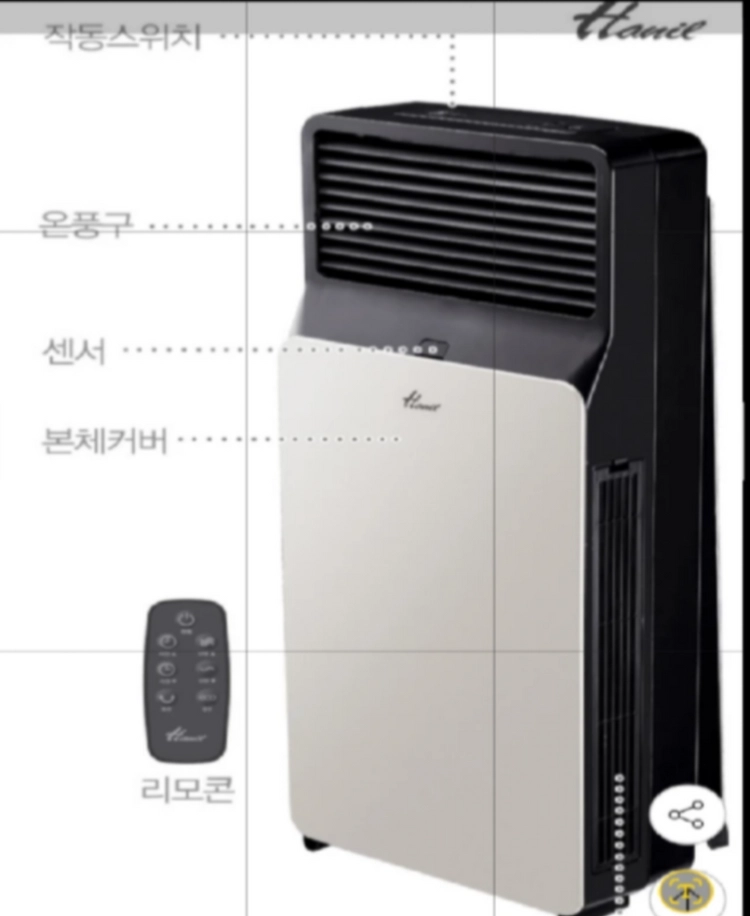 HAN IL 세라믹 전기온풍기 * PTC 절전형 이동식 이미지