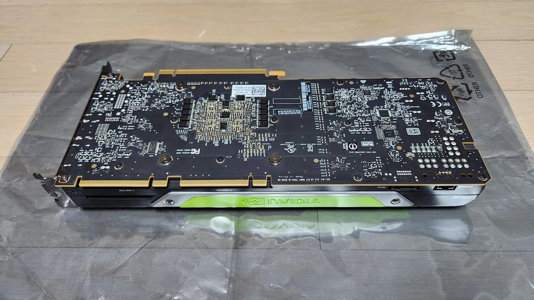 엔비디아 NVIDIA 쿼드로 Quadro GP100 서버 워크스테이션 그래픽카드 GPU 파운더스 에디션 FE 이미지