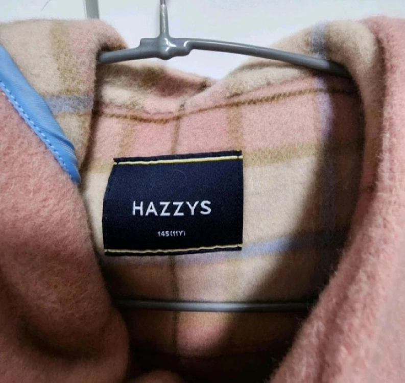 헤지스키즈 핑크색 더플코트입니다 이미지