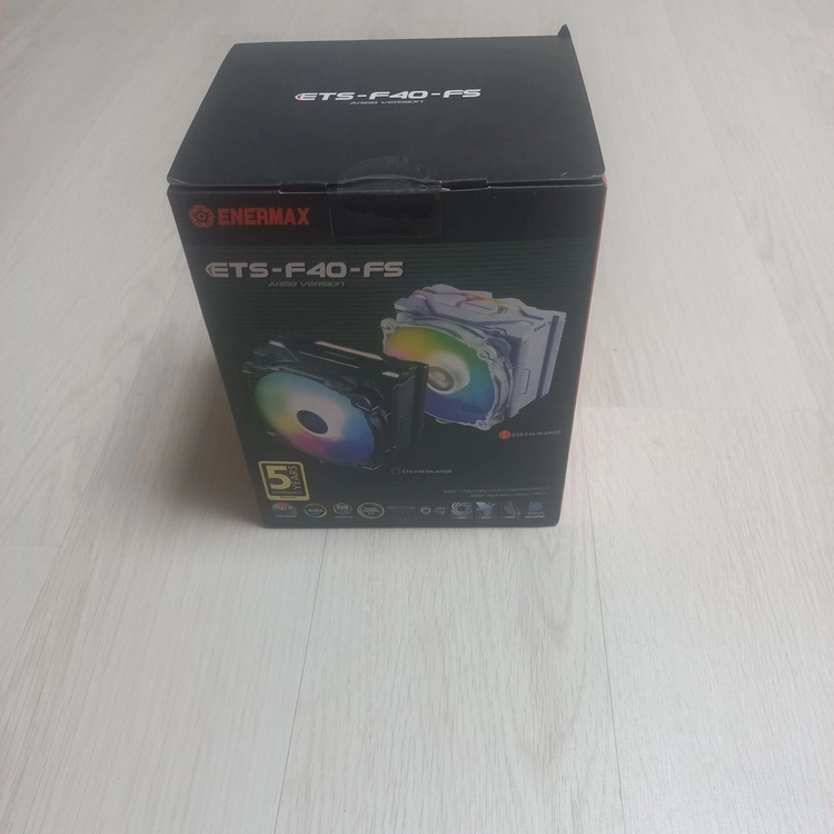 RGB cpu 쿨링팬 미개봉 미사용 이미지