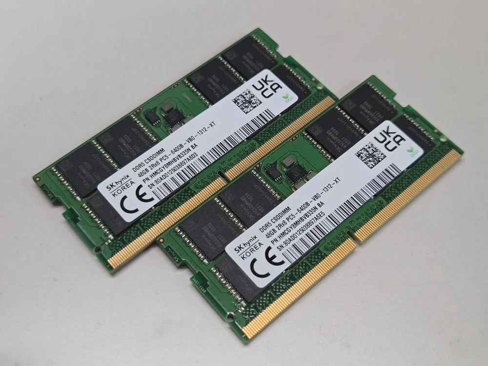 SK 하이닉스 코리아 DDR5 6400 96GB(48GB x 2) 노트북 미니PC 64GB 32GB 마이크론 삼성 - 안심되는 중고거래