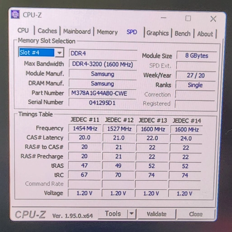 삼성 램 두개 8gb 3200 ddr4 팝니다 이미지