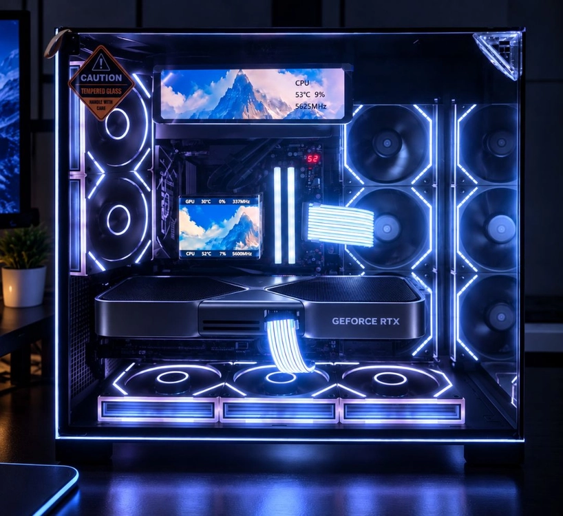 라이젠9 9950X3D X870E RTX5090 하이엔드PC 이미지