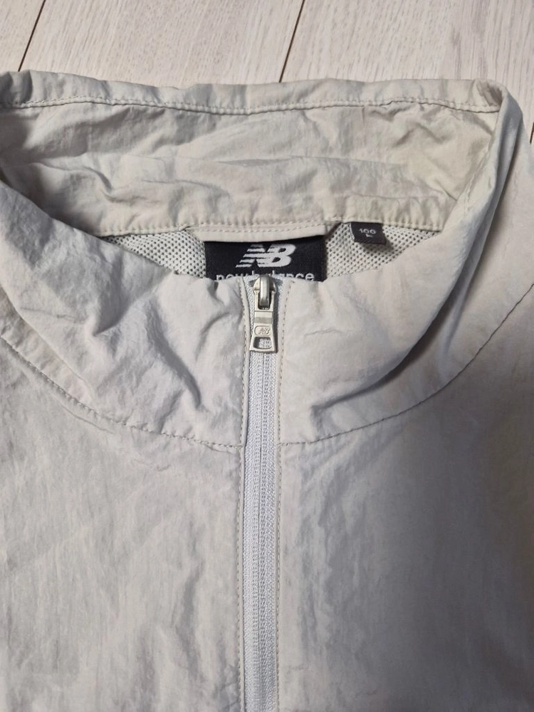 뉴발란스(NEW BALANCE) UNI N플라잉 반팔 아노락 바람막이 자켓 사이즈100L 이미지