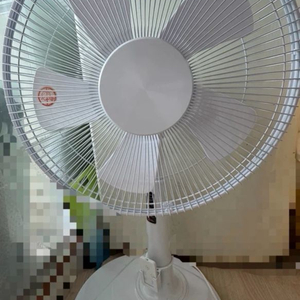 리모컨 스탠드 선풍기 화이트 이미지
