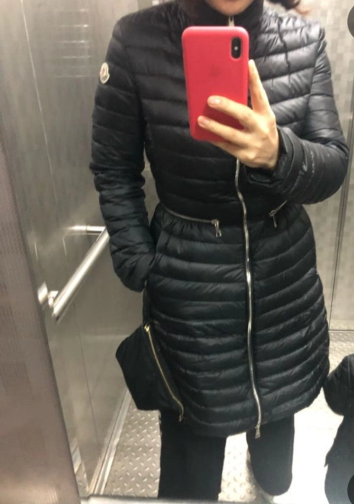 몽클레어 경량패딩 롱 정품 0사이즈 이미지