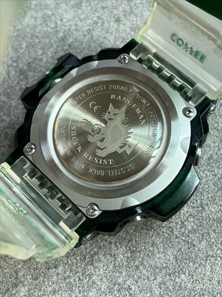 지샥 GW-9400-1 레인지맨 구냥이 정번 스타벅스 커스텀 이미지