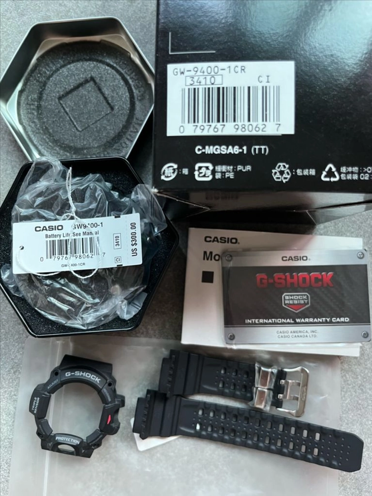 지샥 GW-9400-1 레인지맨 구냥이 정번 스타벅스 커스텀 이미지