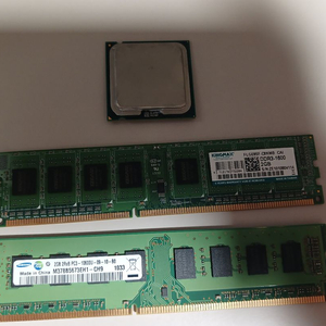 cpu E6600 메모리 ddr3 2GB 사진참조 이미지