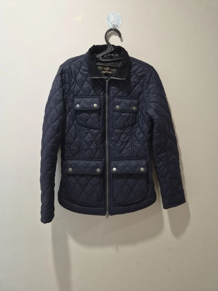 바버 Barbour 여성 퀼팅 자켓 네이비 UK10 55~66 고급라인 이미지
