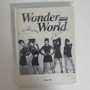 [비매] 원더걸스 wonder world 친필싸인 이미지