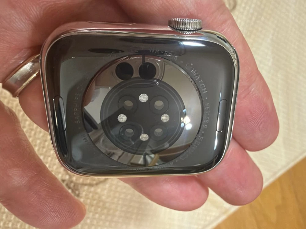 애플워치9 에르메스 실버 45mm 이미지
