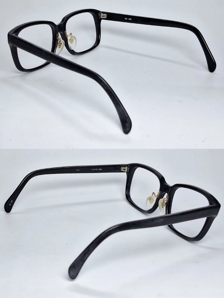 NO.561 안경테 안경 56mm 일본제 일제 뿔테 고급 일본 빈티지 빅사이즈 레트로 클래식 아이웨어 Y2K 복고 이미지