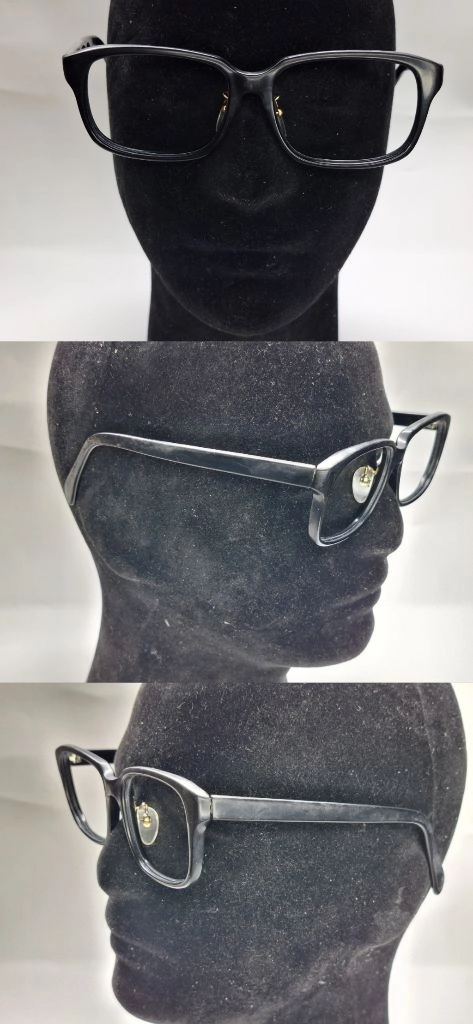 NO.561 안경테 안경 56mm 일본제 일제 뿔테 고급 일본 빈티지 빅사이즈 레트로 클래식 아이웨어 Y2K 복고 이미지