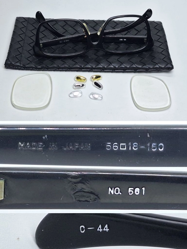 NO.561 안경테 안경 56mm 일본제 일제 뿔테 고급 일본 빈티지 빅사이즈 레트로 클래식 아이웨어 Y2K 복고 이미지