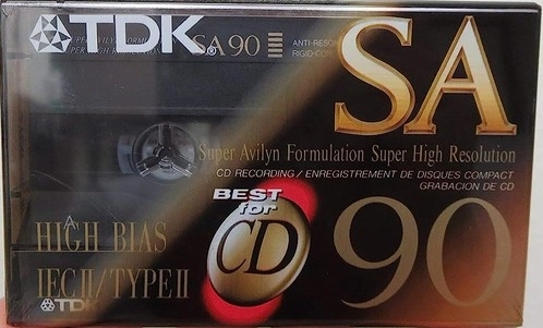 TDK SA 90 Cr02 카셋 테입 (5개 남았음) 이미지