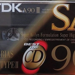 TDK SA 90 Cr02 카셋 테입 (5개 남았음) 이미지